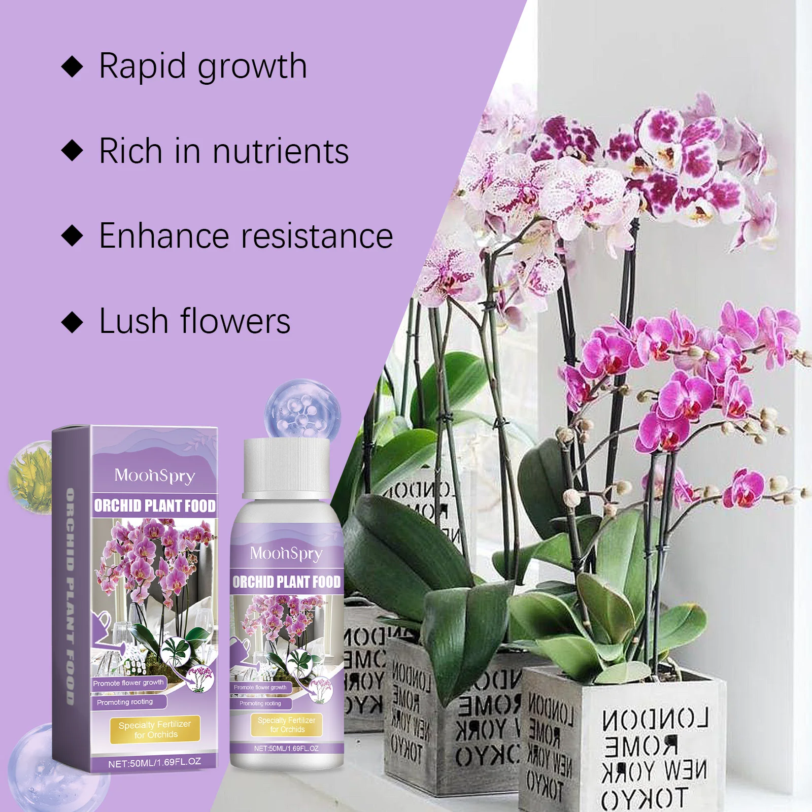 Orchid Plant Growth Agent - Fl - đánh giá và giá Plant Pot