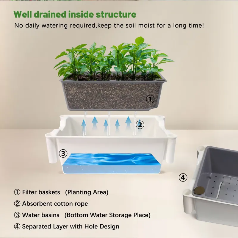 Movable Vertical Grow 3 Level  - đánh giá và giá Vertical Planter