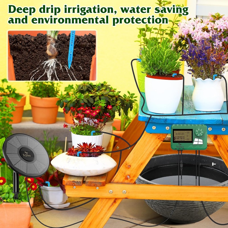 Solar Irrigation Equipment Gre - đánh giá và giá Self Watering Planter